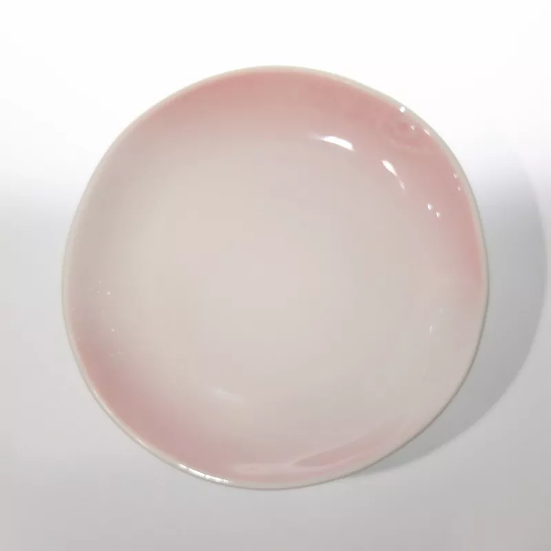 Minimalista kerek ombre kerámia mini lemez